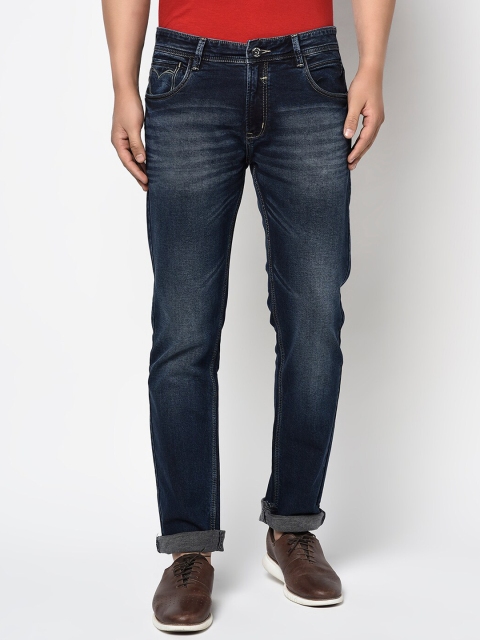 

Octave Men Navy Blue Regular Fit Jeans