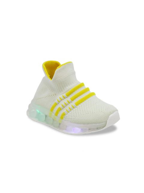 

FEETWELL SHOES Boys Yellow Slip-On Sneakers