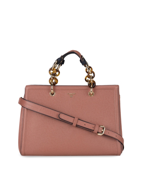 Da Milano Pink Solid Handheld Bag
