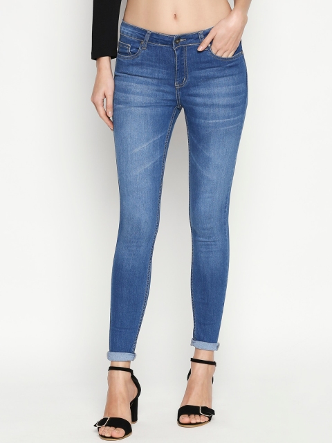 

People Women Blue Skinny Fit Jeans