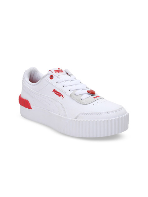 

Puma Women White Carina Lift Valentine Sneakers