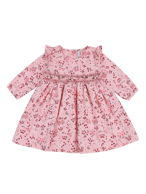 

Pantaloons Baby Girls Pink Floral Printed Fit and Flare Dress