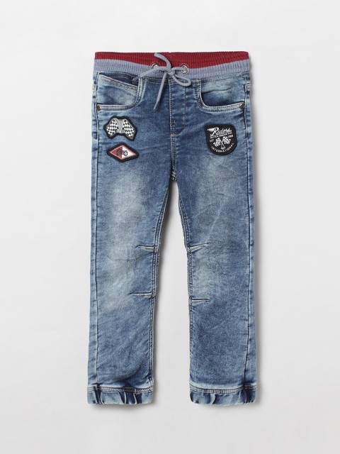 

max Boys Blue Regular Fit Jeans