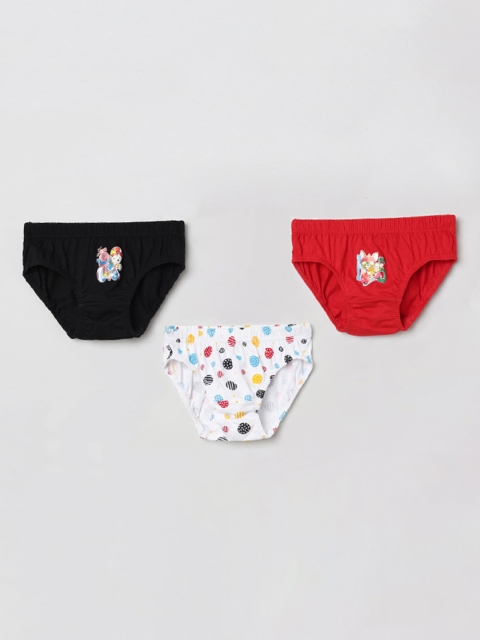 

max Boys Pack Of 3 Assorted Basic Briefs NOS20MFIN08