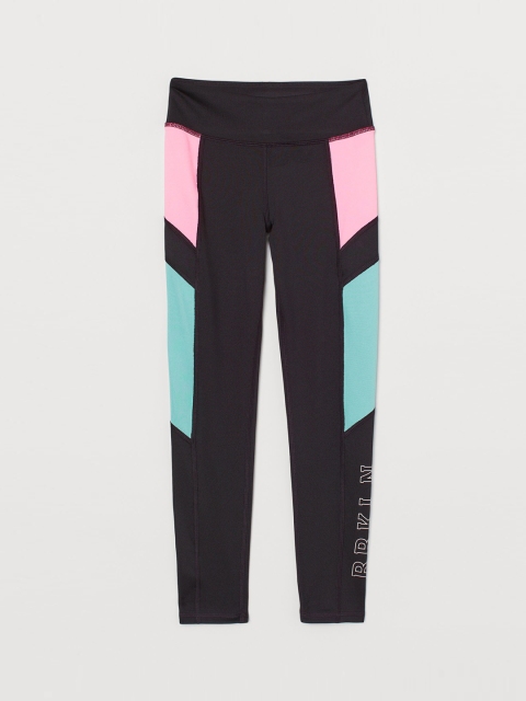 

H&M Girls Black Sports tights