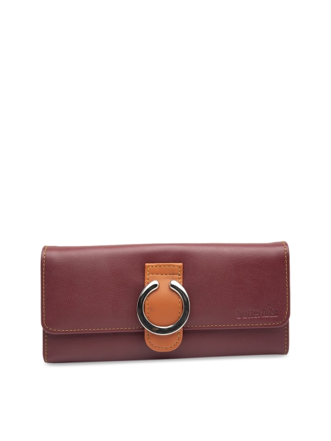 

Butterflies Women Maroon Solid Envelope Wallet