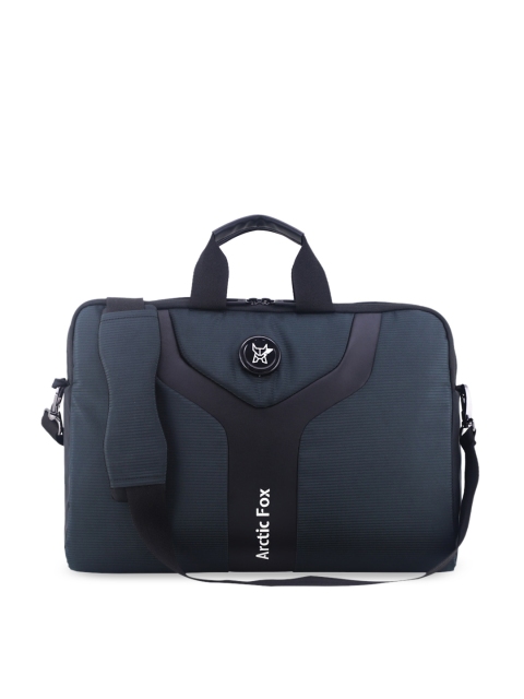 

Arctic Fox Unisex Black Striped Laptop Bag