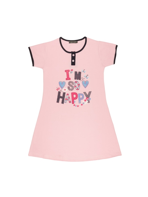 

Todd N Teen Girls Pink Printed Sleep Shirt