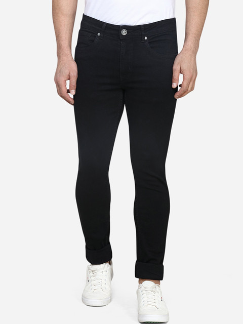 

Greenfibre Men Black Slim Fit Mid-Rise Clean Look Jeans