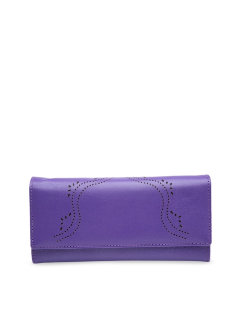 

Butterflies Women Purple Solid Envelope Wallet