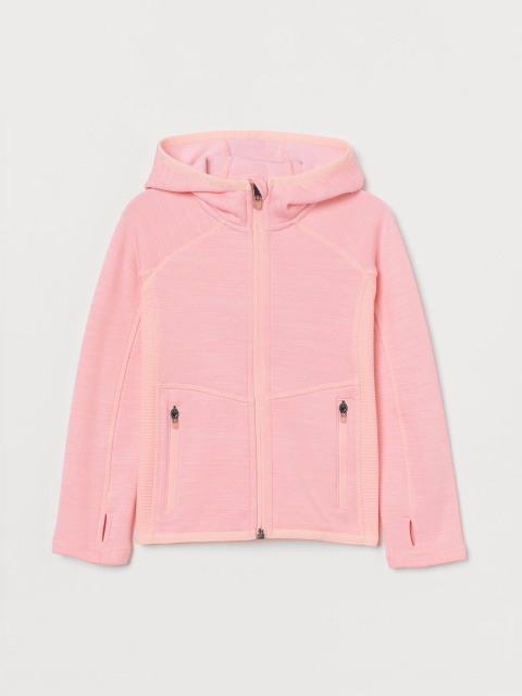 

H&M Girls Pink Solid Tailored Jacket