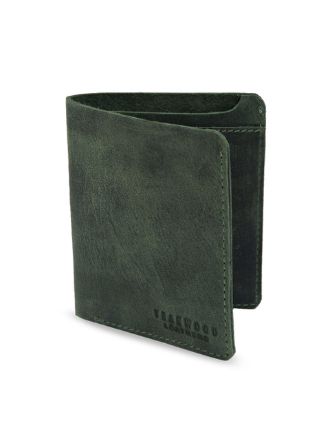 

Teakwood Leathers Men Olive Textured