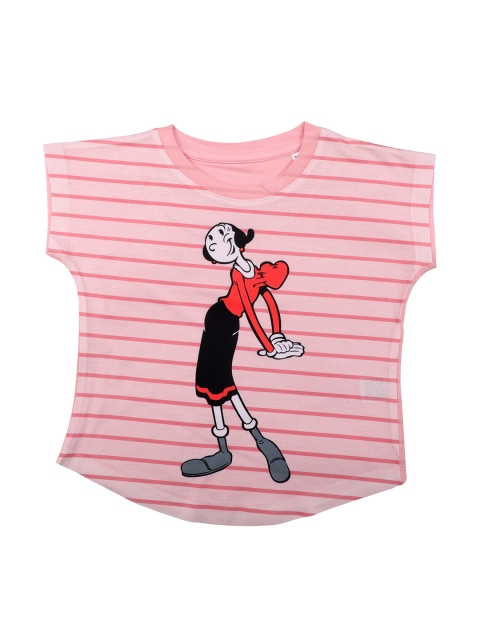 

Popeye Girls Pink Printed Top