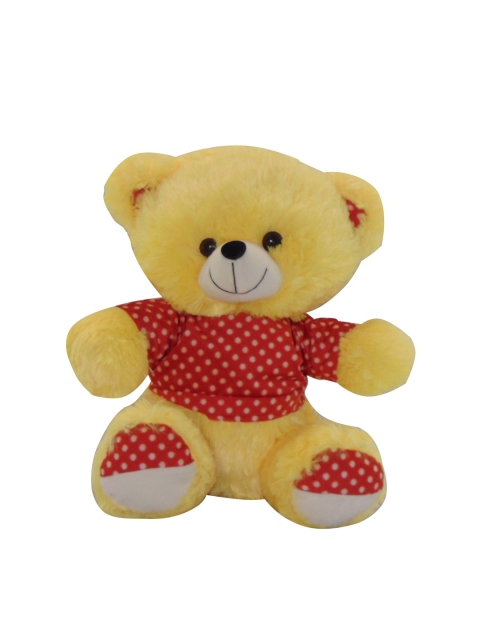 

Miyo Unisex Kids Yellow & Red Baby Teddy Bear Soft Toy