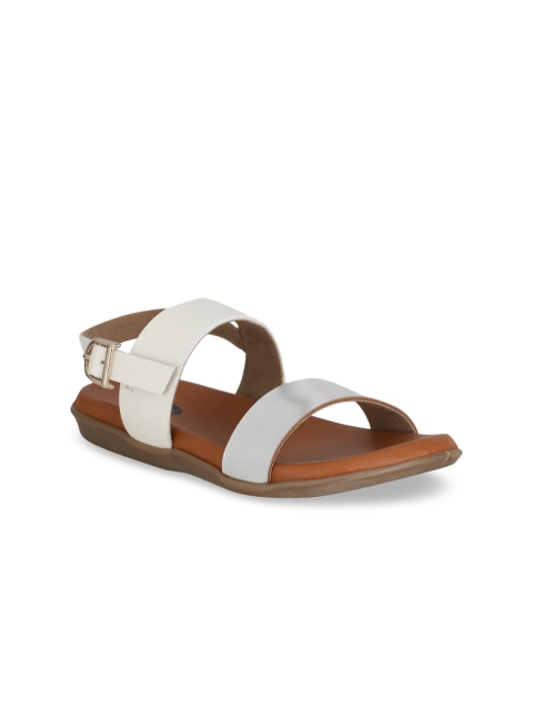

Beanz Girls White & Tan Comfort Sandals