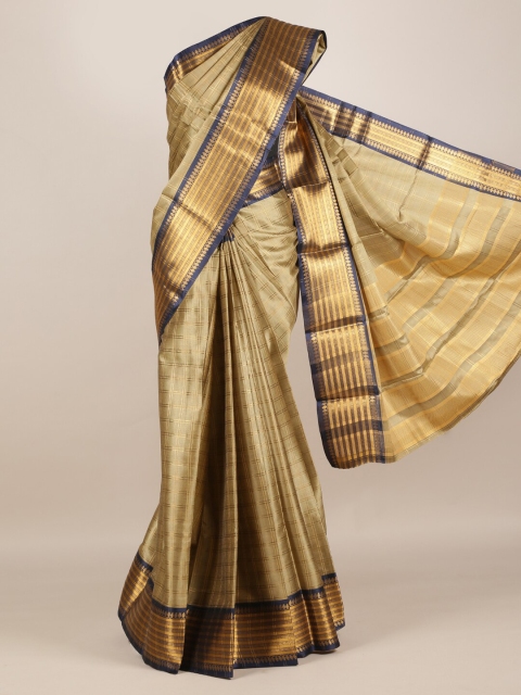 

Pothys Tan Woven Design Saree