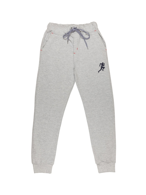 

Todd N Teen Boys Grey Melange Solid Joggers