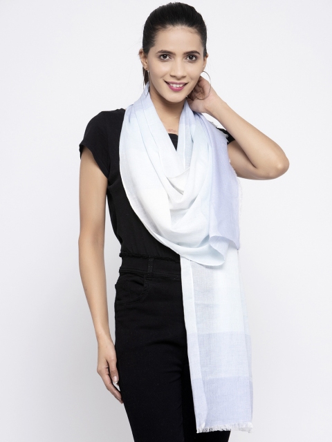 

Calvadoss Women White Solid Long-Fit Premium Muffler