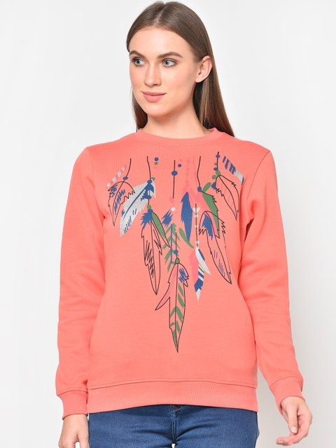 

Hapuka Women Pink Printed Sweatshirt