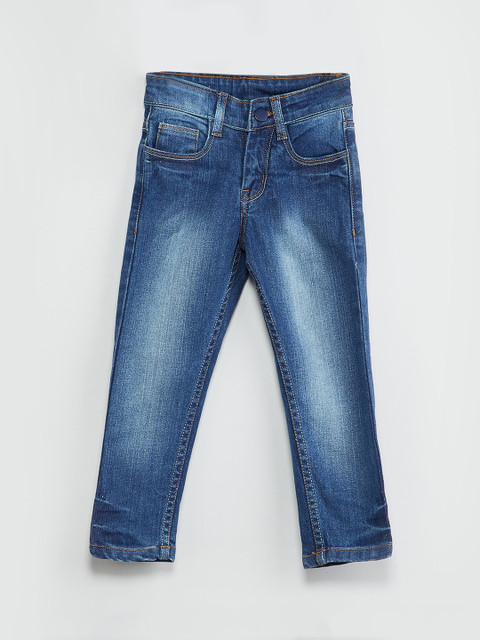 

max Boys Blue Regular Fit Jeans