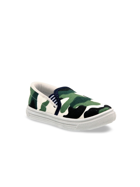 

Jazzy Juniors Boys Green Slip-On Sneakers