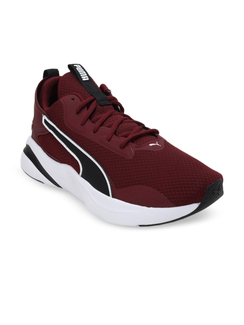 

Puma Men Maroon Mesh Running Shoes
