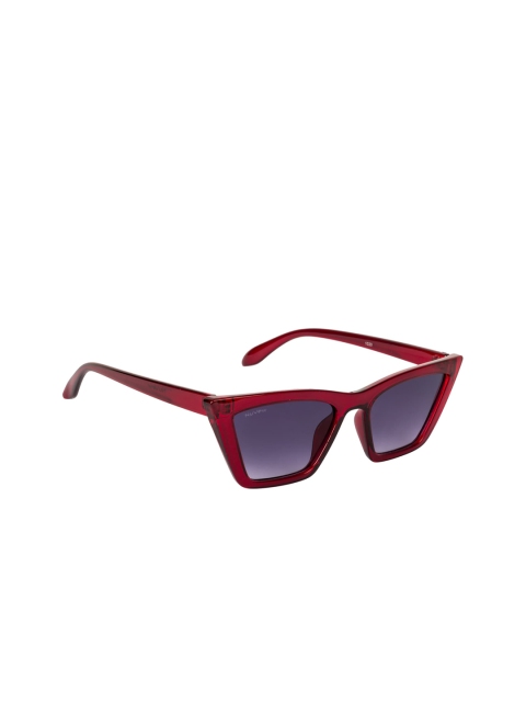 

NuVew Women Cateye Sunglasses ES_16331-30-NW-1020-GYPR-RED-CE-59-G-Grey