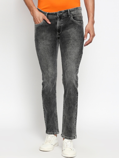 

People Men Grey Heavy Fade Straight Fit Jeans