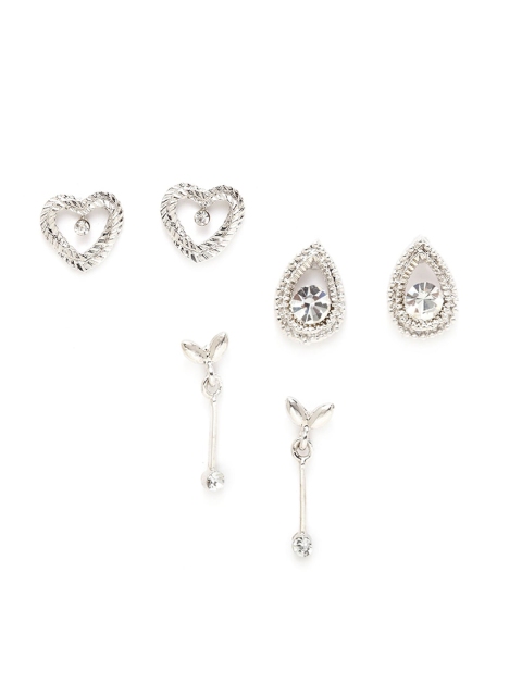 

Stoln Silver Set of 3 Contemporary Studs