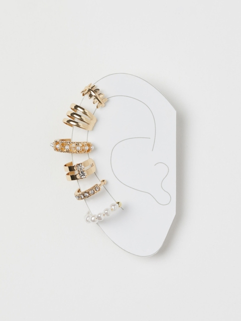 

H&M Women Gold-Toned 6-Pack Ear Cuffs