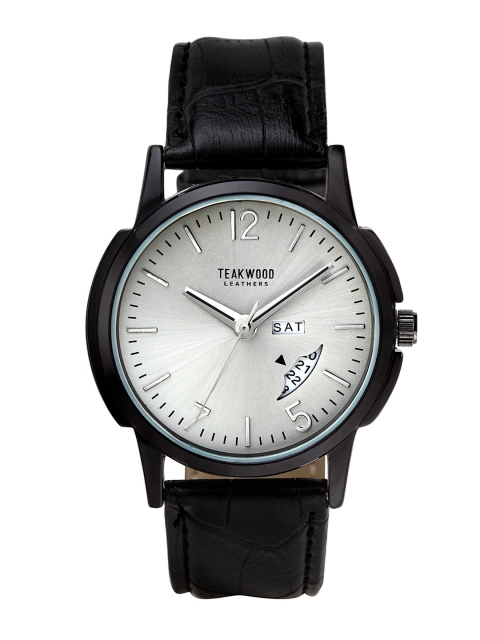 

Teakwood Leathers Men Black Analogue Watch WTH_A_TKCH025