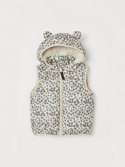 

H&M Girls Multicoloured Printed Puffer Jacket, Multi