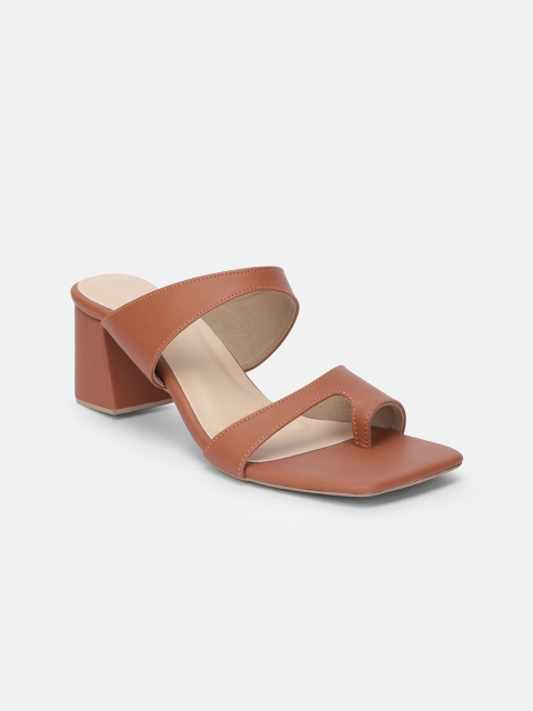 

MARCHE Women Brown Solid Mules