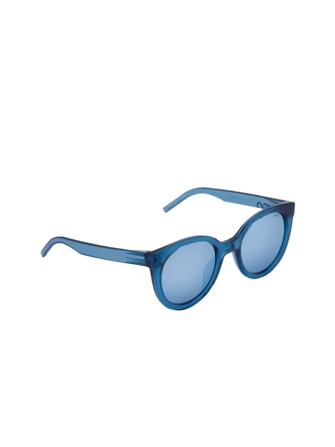 

HUGO Women UV Protected Cateye Sunglasses HG 1072/S PJP 523J, Blue