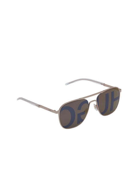 

HUGO Unisex UV Protected Square Sunglasses HG 1001/S J5G 560A, Brown