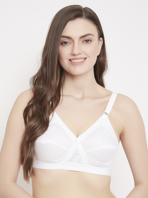 

Klassik White Solid Non-Wired Non Padded Everyday Bra