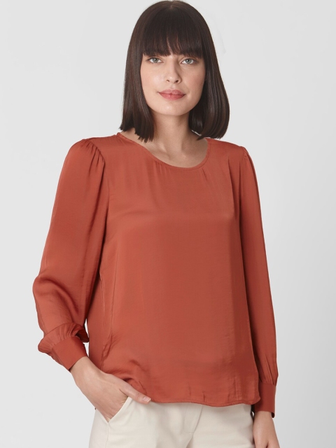 

Vero Moda Women Brown Solid Top