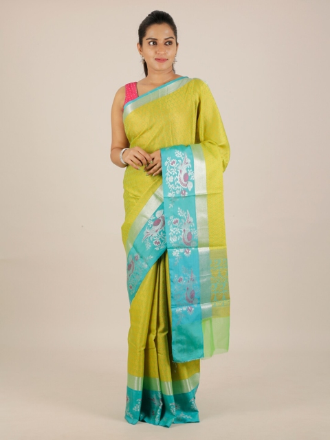 

Pothys Green Woven Design Saree