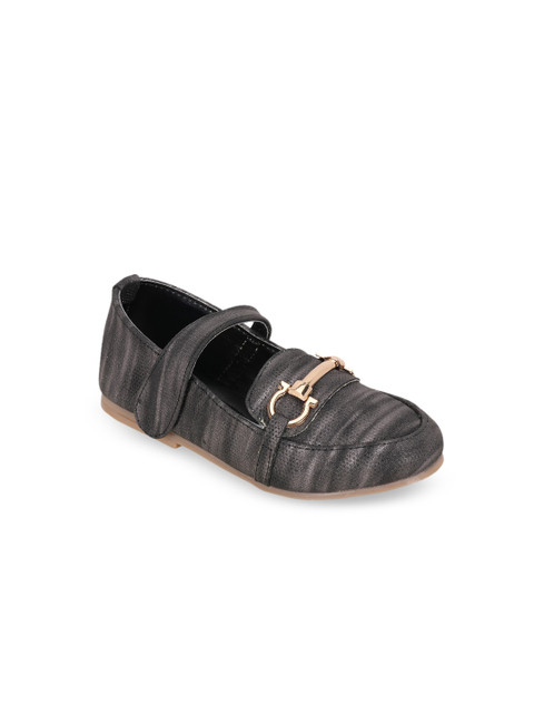 

In Fashion By Solly Dolly Girls Black Printed Ballerinas