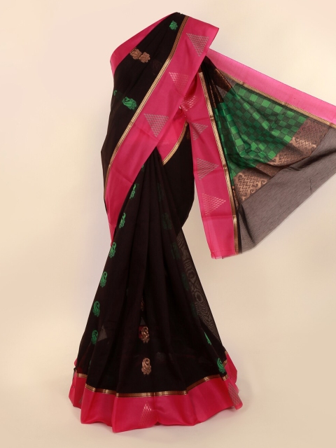 

Pothys Brown Woven Design Silk Cotton Saree
