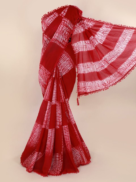 

Pothys Maroon Printed Pure Cotton Saree