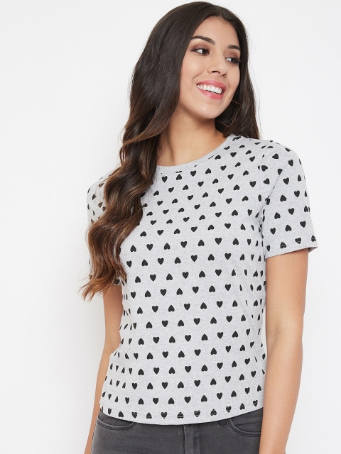 

GRITSTONES Women Off-White Printed Top