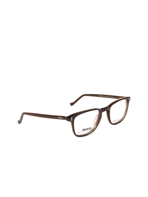 

INVU Men Brown Solid Full Rim Rectangle Frames