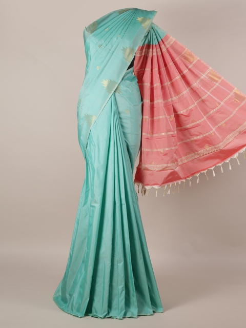 

Pothys Blue Woven Design Art Silk Saree