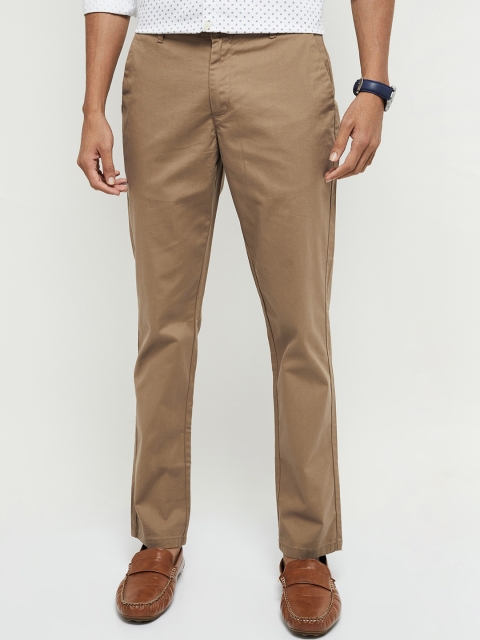 

max Men Khaki Skinny Fit Solid Chinos