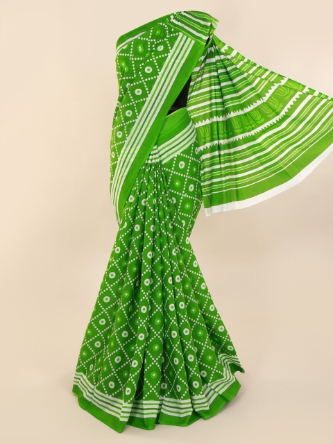 

Pothys Green Printed Pure Cotton Saree