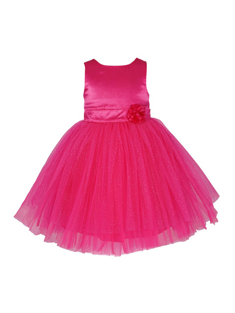 

Toy Balloon kids Girls Pink Embellished Fit and Flare Dress