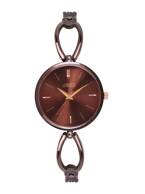

LAMEX Women Brown Analogue Watch