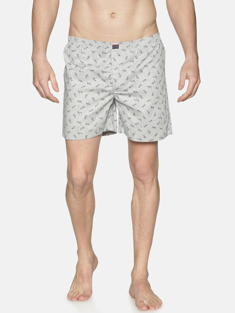 

IVOC Men Grey & Blue Printed Boxers IOMBS02SC03L36-300
