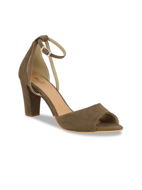 Inc 5 Women Brown Solid Block Heels
